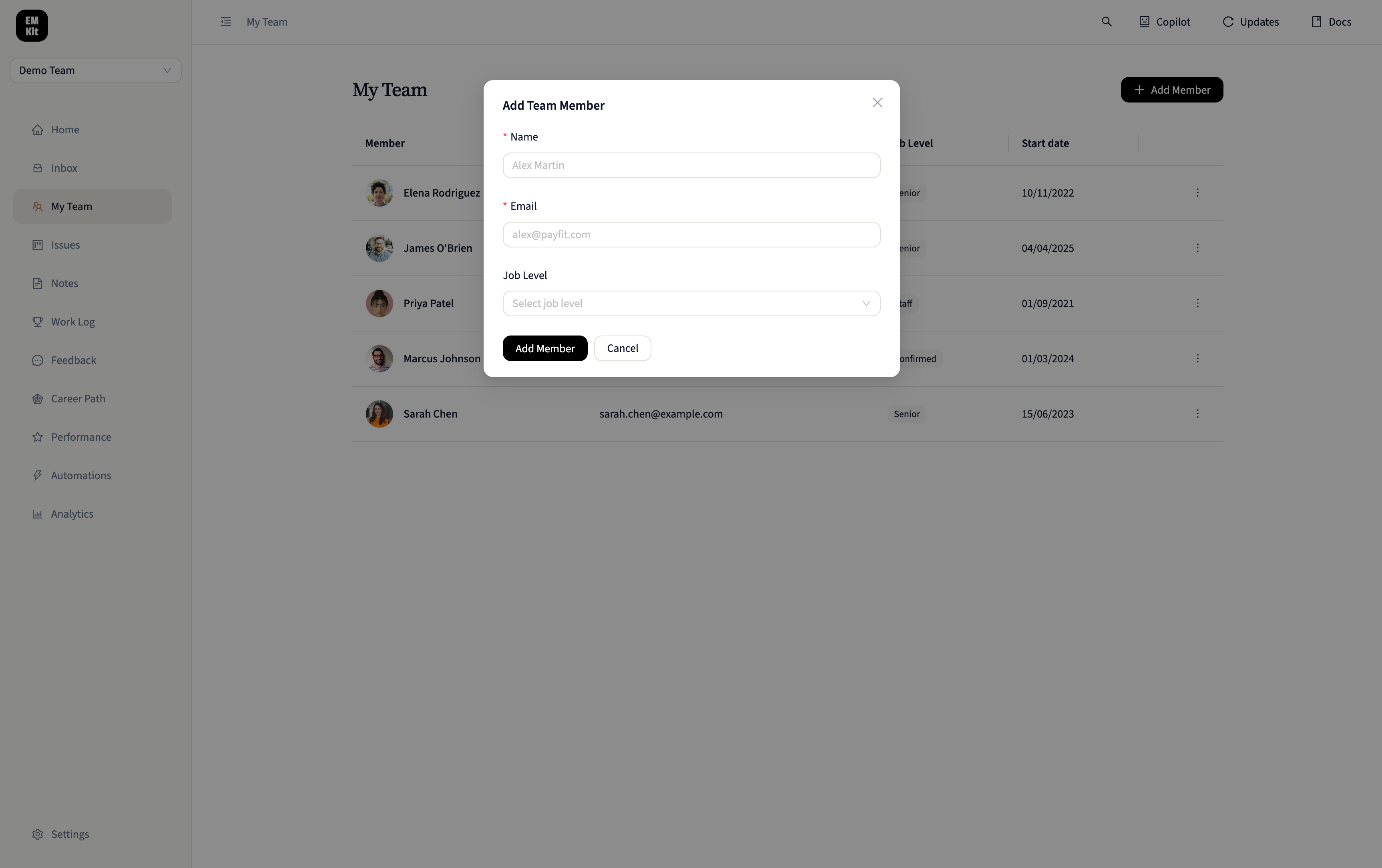 Add Member