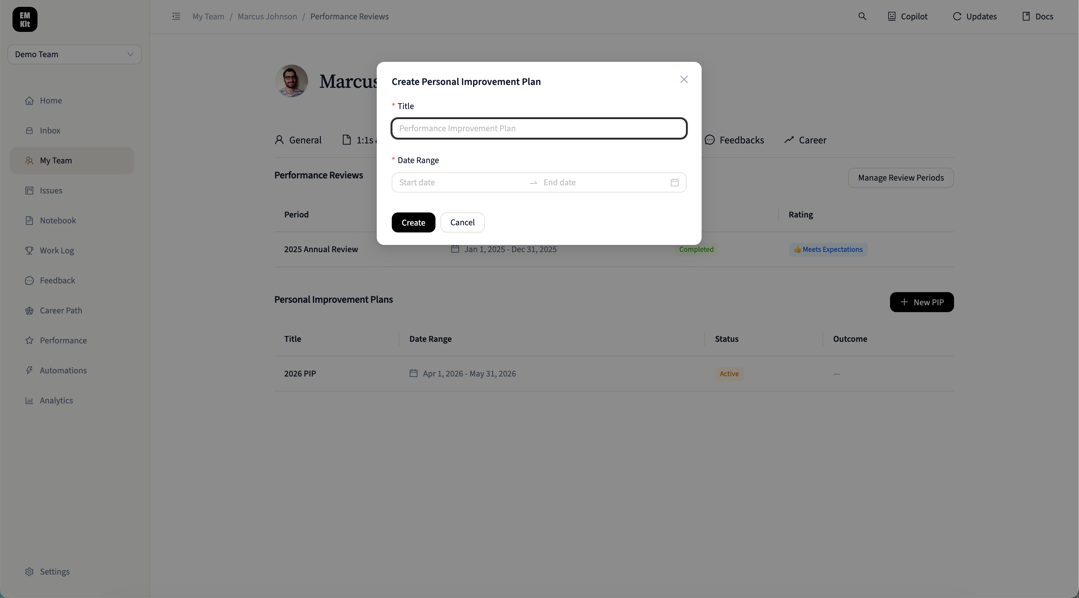 Create PIP